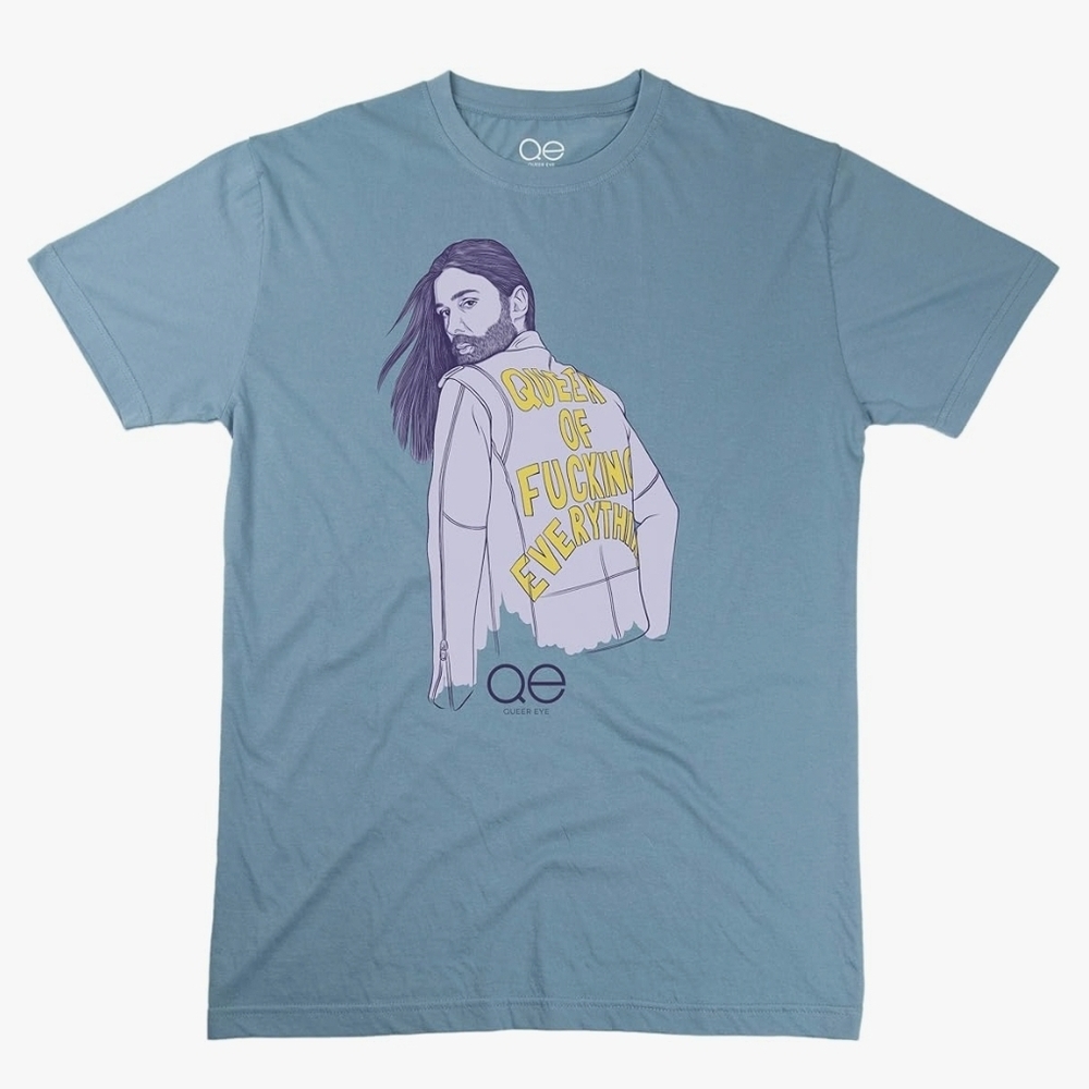 American Eagle Outfitters Blue Graphic Short Sleeve Tee